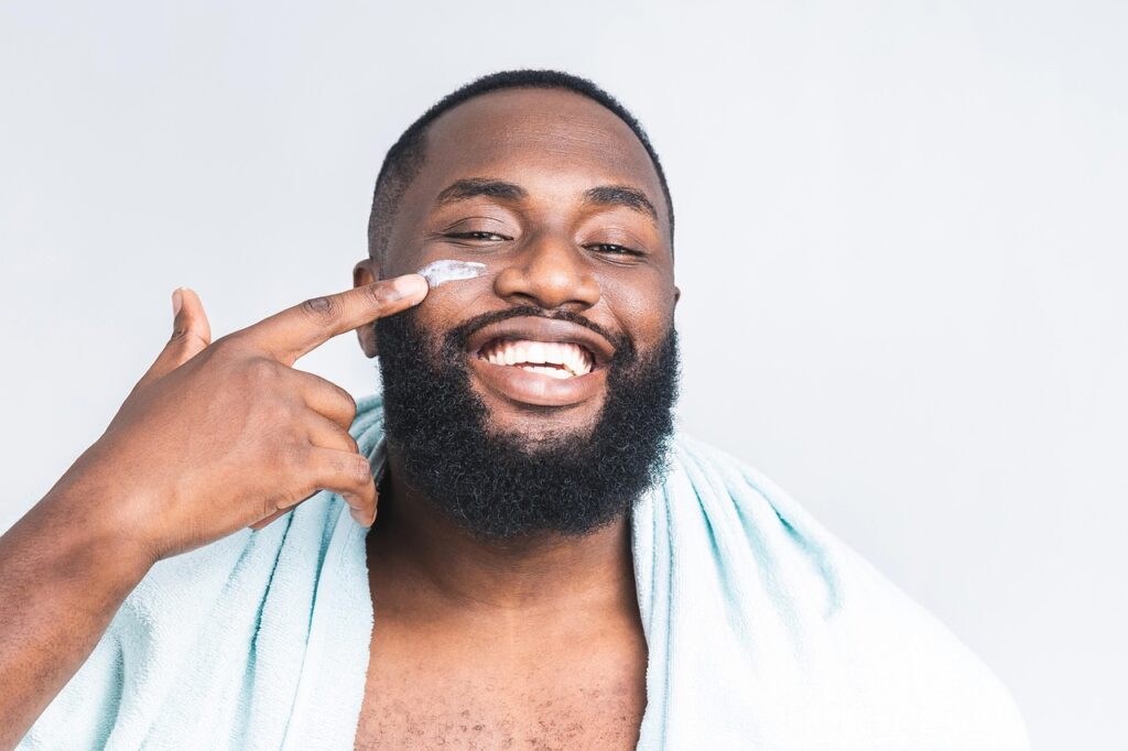 man, skin care, routine, fresh, male, adult, human, spa, cosmetics, afro, skin, lotion, refreshing, smooth, apply, care, grooming, face, morning, cream, attractive, skin care, skin care, lotion, lotion, lotion, lotion, lotion