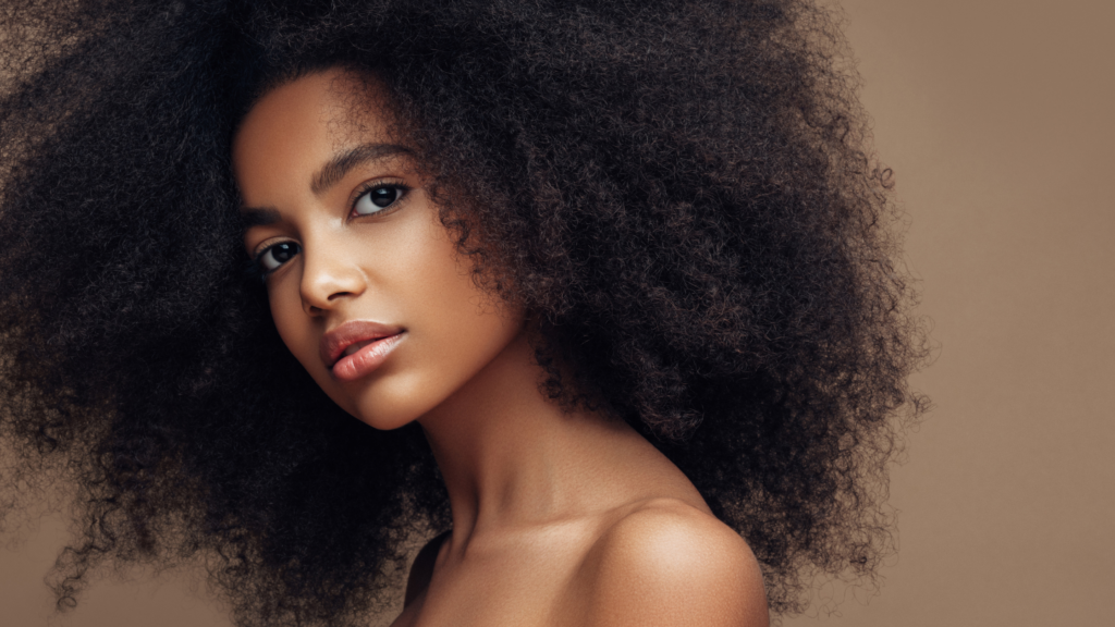 grown curly natural hair